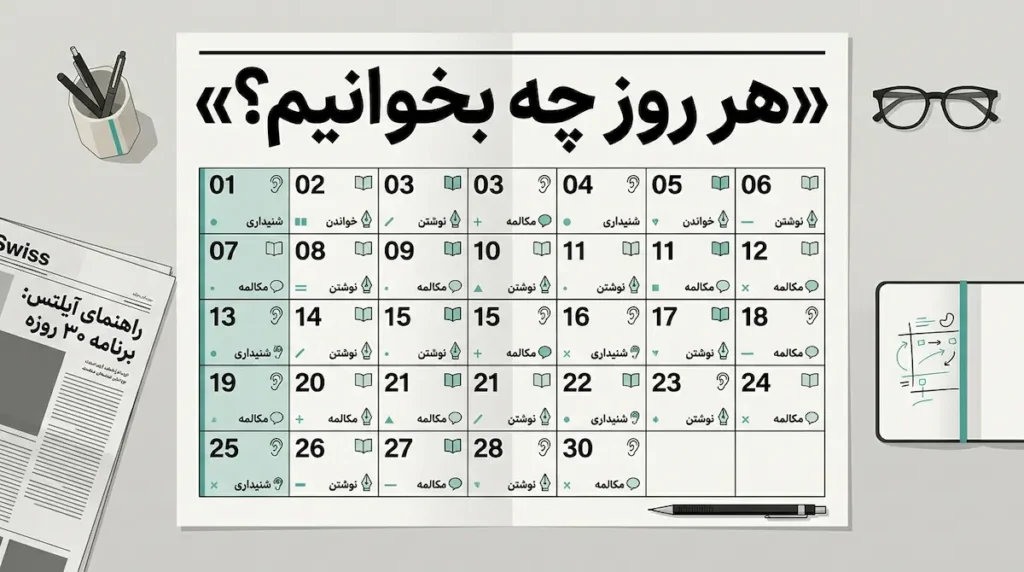 برنامه مطالعاتی آیلتس