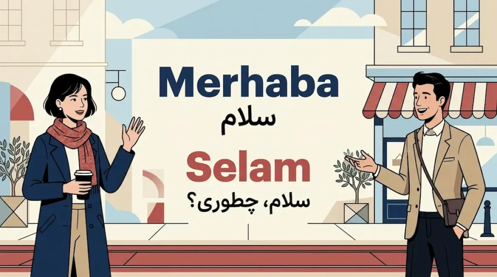 سلام و احوالپرسی به ترکی