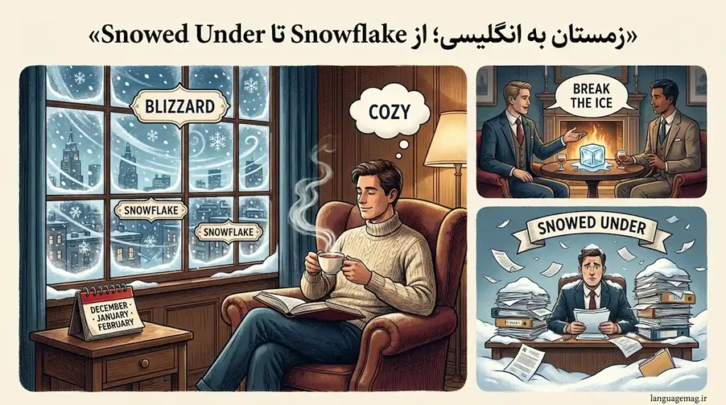 لغات مربوط به زمستان در زبان انگلیسی